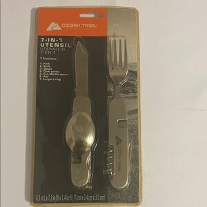Ozark Trail Hobo Tool 7 in 1 Utensil Kit for Camping Ozark Trail Multiuser